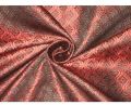 Brocade fabric Black and Wine Red Colour
