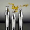 Shiny Polished Aluminum Flower vase