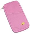 Multipocket Passport Organiser Wallet--Pink