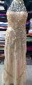 Pale Gold heavy beaded Evening Gown