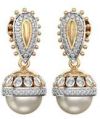 Diamond and Pearl Jhumka Earring