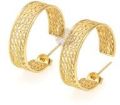 Thick Gold Plated Earring