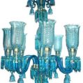 8 Arm Glass Chandelier