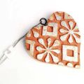 Abstract Printing Christmas Tree Decorative Hanging Ornament