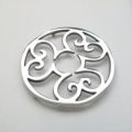 Recycled Aluminum Scroll Trivet