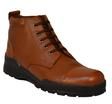 Leather Brown tsf hi ankle police boots