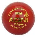 BDM Agni Red Cricket Leather Ball