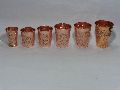Brass julep cups copper plating embossed