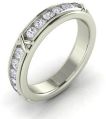18kt White Gold diamond ring for women