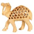 Wood Carved Camel figurine statue sculpture hand carving home decor