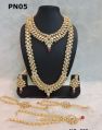 Indian artificial imitation gold or silver plated jewelry sets kundan jewellery