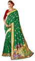Wedding Wear Green Paithani Silk Saree