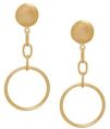 drop brass earring