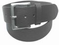 Grain Leather Belt with customized brand with pin buckle unisex