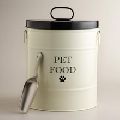 Galvanize Pet Food Canisters