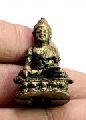 Buddha Sitting Miniature Brass Sculpture Statue