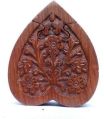 Wooden Paan Leaf Shaped Puzzle Box