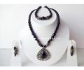 BLACK OBSIDIAN HANDMADE JEWELLERY SET