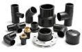 Round Black Polished hdpe pipe fittings