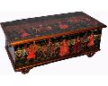 Traditional Style Heritage Painted Wheel Chest Box