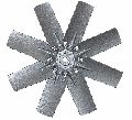Industrial Aluminum Fan Blades