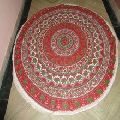 ELEPHANT PRINTED ROUND TAPESTRY
