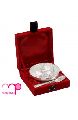 German Silver Bowl Gift Set with Red Velvet Box