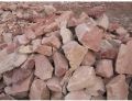 Red bauxite lumps