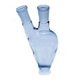 Pear Shaped Two Neck Flask