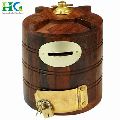 Wooden Money Saving Box Coin Bank