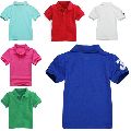 BOYS CLASSIC SOLID COLOR POLO T- SHIRTS