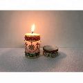 Scented Hand Painted Decorative Candles