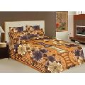 Cotton 3 Piece Double Bed Sheets with Indian Ethnic Design Pure Cotton Fabric Used
