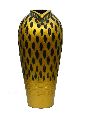 Spotted Single Golden Vase