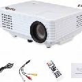 Clearex High Quality Hybrid 800lm LED Corded Portable Projector