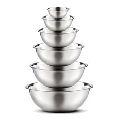 6-Piece Stainless Steel Mixing Bowls