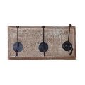 Wooden Artistic Rectangular Wall Mounted Hook Latest Designs