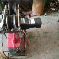 Brown Light White Electric Mechanical 1000-1500kg 220V 1-2kw upper traction machine