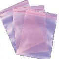 Pink Plain antistatic zipper bag