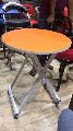 Multipurose portable round folding table
