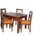 Mango Wood 4 Seater Dining Table Set