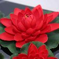 Artificial Red Lotus Flowers