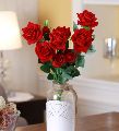 Artificial Red Rose Flowers