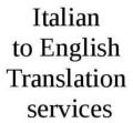 Italiain to English Language Translation