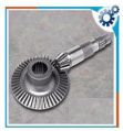 Grey Polished Round Straight Bevel Gears