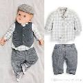 Multicolor Checked Plain Printed Baby Suits