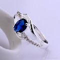 Blue Stone Ladies Ring