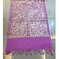 pink pashmina kashmiri silk embroidered stole