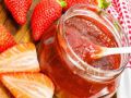 Red mixed fruit jam