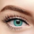 Round Oval Blue Dark Blue Green Transparent contact lenses